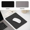 Mouse pad de couro fundo de partícula antiderrapante tamanho pequeno suporte de cor sólida desenho design padrão de impressão LOGO transfronteiriço exclusivo