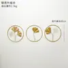 Nueva Decoración Colgante de Pared Estilo Chino Hoja de Ginkgo Moderna Entrada del Hogar Sala de Estar Pared Fondo de TV Sofá Decoración Colgante de Pared
