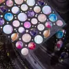 Pegatinas para Uñas Cyansea Planeta de los Sueños Cielo Estrellado DIY Repujadas 3D Adhesivas Decorativas
