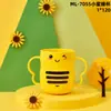 Taza de plástico simple para enjuague bucal al por mayor 2 yuanes tienda departamental taza de plástico para lavar baño del hogar taza de plástico para adulto para cepillarse enjuague bucal