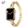Correa de Zirconita Corazón Swarovski Patentada Adecuada para Correa de Apple Watch Generación Iwatch78 Stock Listo de Fábrica