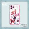 Capa de Celular Genshin Impact Anime Yae Miko Hu Tao Klee Maçã 17 Produção Ip13/14Pm Capa Protetora Transparente