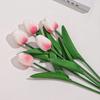 Tulipanes de PU simulados, Florales simulados reales falsos, Ramilletes de boda transfronterizos, Sensación hogareña, Hidratantes, Gipsófila al por mayor
