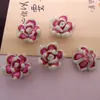 15mm Flor de Argila Polimérica Fofa e Doce Flor Pequena Pulseira de Contas DIY Joias Materiais Decorativos Artesanais para Meninas