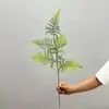 Hojas de Helecho Espárrago Artificial Bambú Nube Planta Verde Rama Larga Decoración de Micro Paisaje Planta Falsa Arreglo Floral para el Hogar Decoración Floral Artística Hojas
