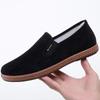 26 Modelos Nuevos de Primavera y Otoño de Zapatos Cómodos y Versátiles para Hombres de Mediana Edad y Mayores, Suela Suave, Antideslizantes, Ligeros, Slip-On, Zapatos Casuales para Hombre