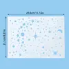 Molde para Hornear Estrella y Luna Plantilla de Pintura en Spray Láser Plantilla de Pintura Infantil Estrella y Luna