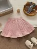 Conjunto de Otoño e Invierno Hecho a Medida para Niñas, Algodón Puro Grado A, Nuevo Modelo 2026, Conjunto de Tres Piezas de Cárdigan, Chaleco y Falda para Bebés y Niños Pequeños de 1 a 3 Años