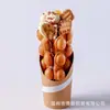 Taza Desechable para Waffles de Huevo y Helado Papel Kraft Personalizado Caja de Empaque para Snacks de Papas Fritas Caja de Empaque Gourmet Chuan Chuan