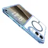 Novo Produto Transfronteiriço Aplicável à Capa de Telefone Magnética Transparente Apple 18 Duo Capa Protetora Dobrável Esquerda e Direita iphone18