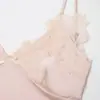 Comércio Exterior Europeu e Americano Transfronteiriço Roupas Femininas no Aliexpress: Vestido Curto Rosa de Outono Sexy com Alças, Renda e Sem Mangas