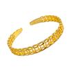 Vietnam moneda de cobre chapada en oro pulsera abierta moda femenina boda pulsera de dinero anillo suministro mayoreo transfronterizo