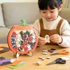 Frasco de recompensas de Halloween, frasco de registro para aprender autodisciplina, manualidad de madera de puntos para niños, decoración del hogar, regalo de vacaciones