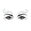 Adesivos faciais sonoros elétricos transfronteiriços adesivos para sobrancelha adesivos faciais Resina de diamante Carnaval de Diamante Adesivos de diamante diamante decorativo facial de máscara
