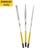 Stanley Lima de modelagem de diamante de 3 peças 3x140mm lima plana e pontiaguda lima redonda 22-321-23