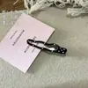Viento Frío Metal Plateado Línea Ondulada Pasador Geométrico Rectangular Gota de Agua Pinza de Pico de Pato Pinza para Flequillo Pasador