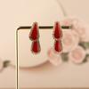 Pendientes largos con borlas y cuentas de estilo chino antiguo, accesorios para cheongsam, diseño Cuizhu, accesorios para Hanfu.