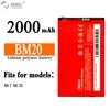 Batería de teléfono móvil Xiaomi Mi2/2s BM20 de 2000 mAh, placa de carga externa duradera, venta al por mayor de fábrica, comercio exterior