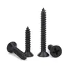 Parafusos Auto-atarraxantes Cruzados de Aço Inoxidável 304 Cabeça Chata para Marcenaria Mm2M3M4M5M5.5M6.3