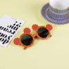 Gafas de Sol Protectoras con Orejas de Oso de Dibujos Animados Lindas para Niños Moda Niña Pequeña Cien Torres Anti-Moda Tendencia Niños y Niñas Sol