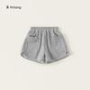Ropa Infantil Yubao Pantalones para Niñas Verano Nuevo Color Sólido Pantalones Simples Cintura Tendón de Res Bebé Niña Casual Combinable Shorts