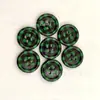 Botões Decorativos de Madeira Xadrez/Registro com Borda Fina 20mm/15mm