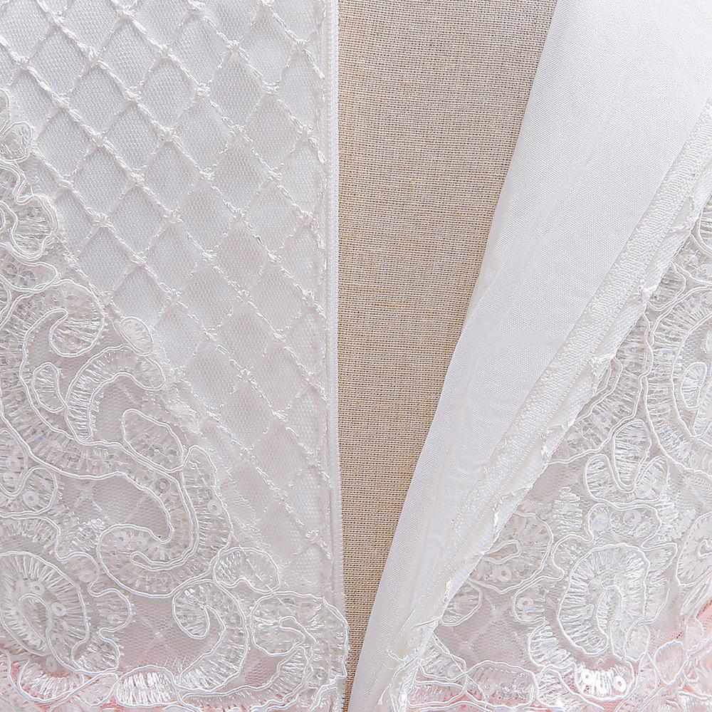 七分袖长款公主裙