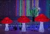 Luzes LED Decorativas Coloridas Luminosas para Gramado Parque Layout de Feriado Formato de Cogumelo Engenharia de Iluminação Luzes de Paisagem