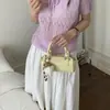 Bolsa de Boliche Portátil Super Popular para Mulheres 2026 Nova Tendência de Verão Casual Bolsa de Ombro Moda de Nicho Bolsa Transversal