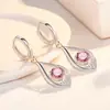 Pendientes de Gota Rápida para Mano de TikTok Pendientes de Amor para Mujer Joyería para Orejas Sentido Avanzado Pendientes Lindos de Nube y Agua
