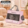 Cápsula espacial portátil para animais de estimação, bolsa de transporte para gatos, bolsa de mão com alça de ombro, mochila para atividades ao ar livre, bolsa para gatos com múltiplos furos ventilados e respiráveis