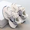 Sapatos de Menina 2026 Outono Novo Modelo: Tênis Estilosos 'Dad Shoes' para Crianças Maiores, Tênis Infantis de Alto Valor, Malha Respirável para Meninas