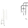 Tendedero de Ropa de Piso Vertical para Dormitorio Hogar Perchero Colgador Balcón Simple Engrosado Barra de Secado Tendedero