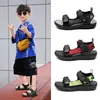 Sandalias Infantiles para Niños en Verano, Zapatos Deportivos de Playa Antideslizantes de Suela Suave para Niños Mayores, Zapatos Transpirables de Suela Suave para Niños