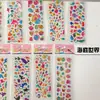 Pegatinas para Niños Niños y Niñas Princesa Pequeña Pegatinas de Dibujos Animados Anime Libro Pegajoso de Burbujas 3D Juguetes de Recompensa para Jardín de Infancia