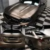 Película para carro que muda de cor adesivos para carro completo super fosco metalizado preto roxo mágico Super ya AMG cinza montanha Guerreiro Negro azul mágico
