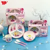 Vajilla Infantil, Vajilla de Resina de Melamina, Plato de Cena para Bebé, Plato Dividido, Bol para Comida Complementaria de Guardería, Fábrica de Tazones para Bebé