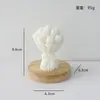 Vela Perfumada Bouquet de Tulipanes Cera de Soja Sin Humo Regalo de Cumpleaños de Alta Gama Recuerdo Adorno de Vela Perfumada