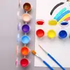 Pintura Acrílica para Niños Juego de 12 Colores de una Pieza Estudiantes de Jardín de Niños Pintura Artística Graffiti Pintura para Cometas