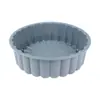 Transfronterizo en stock grande de 10 pulgadas muy vendido silicona para hornear molde redondo para pastel plegable 100 veces molde de girasol