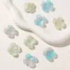 Gradiente Fresco Sensación de Pintura al Óleo Trébol de Cuatro Hojas Adorno Acrílico Pegatina DIY Arete Pendiente Accesorios para el Cabello Pinzas para el Cabello Accesorios