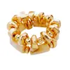 Nuevo Pulsera de Joyería Estilo Retro Brillante Dulce y Fresco Exagerada Popular Transfronteriza Europea y Americana Pulsera de Perlas de Imitación Estilo Punk para Mujeres