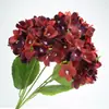 Buket de 5 cabezas estilo europeo flores de hortensia imitación buket vintage hogar flor de seda flor flor artificial flor decorativa flor falsa