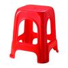 Tamborete de plástico para uso doméstico adulto engrossado Banco de plástico alto Cadeira de mesa de jantar Moda moderna Tamborete quadrado de plástico por atacado