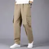 Pantalones de Trabajo, Pantalones Largos Elásticos, Absorbentes del Sudor, Amigables con la Piel, Transpirables, Cómodos, Pantalones Casuales de Pierna Recta