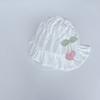 Chapéu de porta para bebê primavera e verão fino cuidado com bebê feminino halogênio porta pneu de recém-nascido infantil topo vazio fio de algodão faixa de cabelo