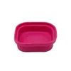 Pó Esponja Popular da Amazon Puff de Ovo Caixa de Armazenamento de Silicone Ferramenta de Beleza Suporte de Secagem Quadrado Suporte para Ovo de Beleza