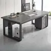 Escritorio Individual para Computadora Escritorio de Oficina Mesa para Gerente Comercial Estilo Simple Moderno Mesa y Silla Mesa Espesa para Capacitación de Empleados