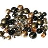 Clavo de pie semicírculo inferior antidesgaste, tornillo de cabeza redonda tipo hongo para bolso, herrajes de cuero para equipaje, accesorios de decoración, remache DIY