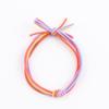 Banda para el cabello básica anudada a mano para niña Mori de Corea del Sur, cuerda para el cabello con cabeza de súper hada, bandas de goma de color simple